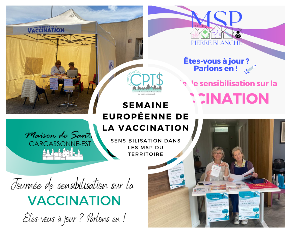 Prévention Semaine européenne de la vaccination CPTS du Bassin